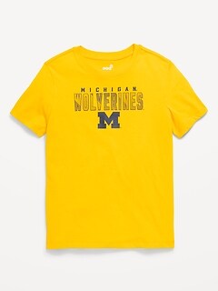 College Graphic Gender-Neutral T-Shirt for Kids
