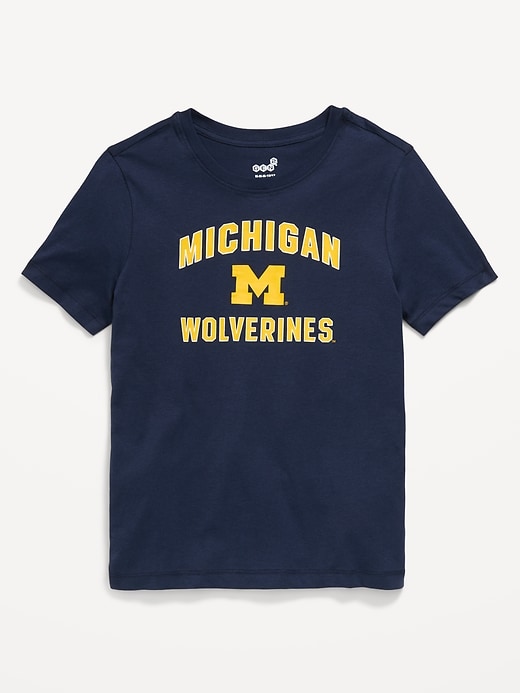 Image number 1 showing, College Graphic Gender-Neutral T-Shirt for Kids