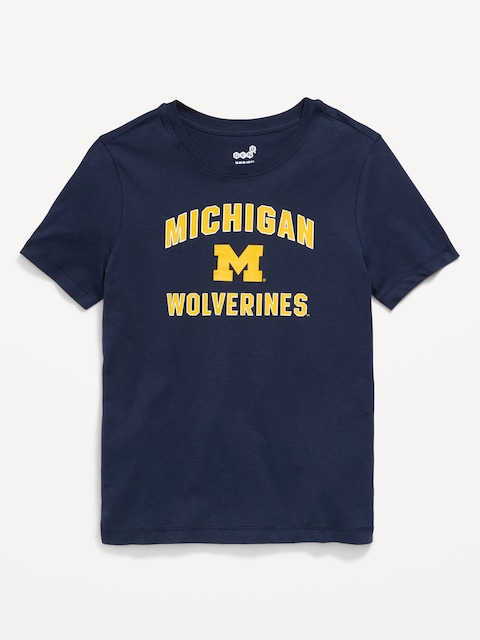 College Graphic Gender-Neutral T-Shirt for Kids
