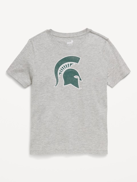 College Graphic Gender-Neutral T-Shirt for Kids
