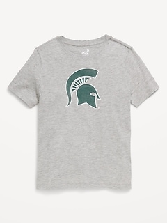 College Graphic Gender-Neutral T-Shirt for Kids