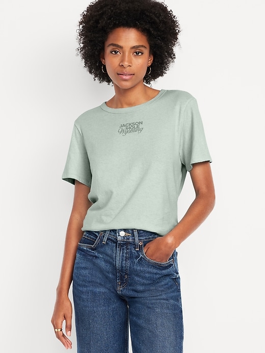 Image number 1 showing, EveryWear Crew-Neck Graphic T-Shirt