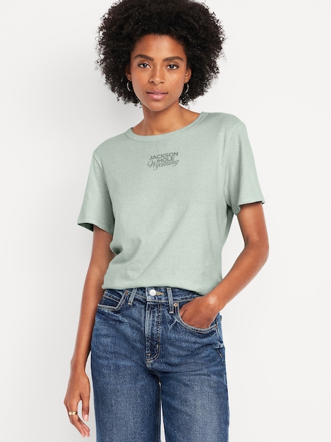 EveryWear Crew-Neck Graphic T-Shirt