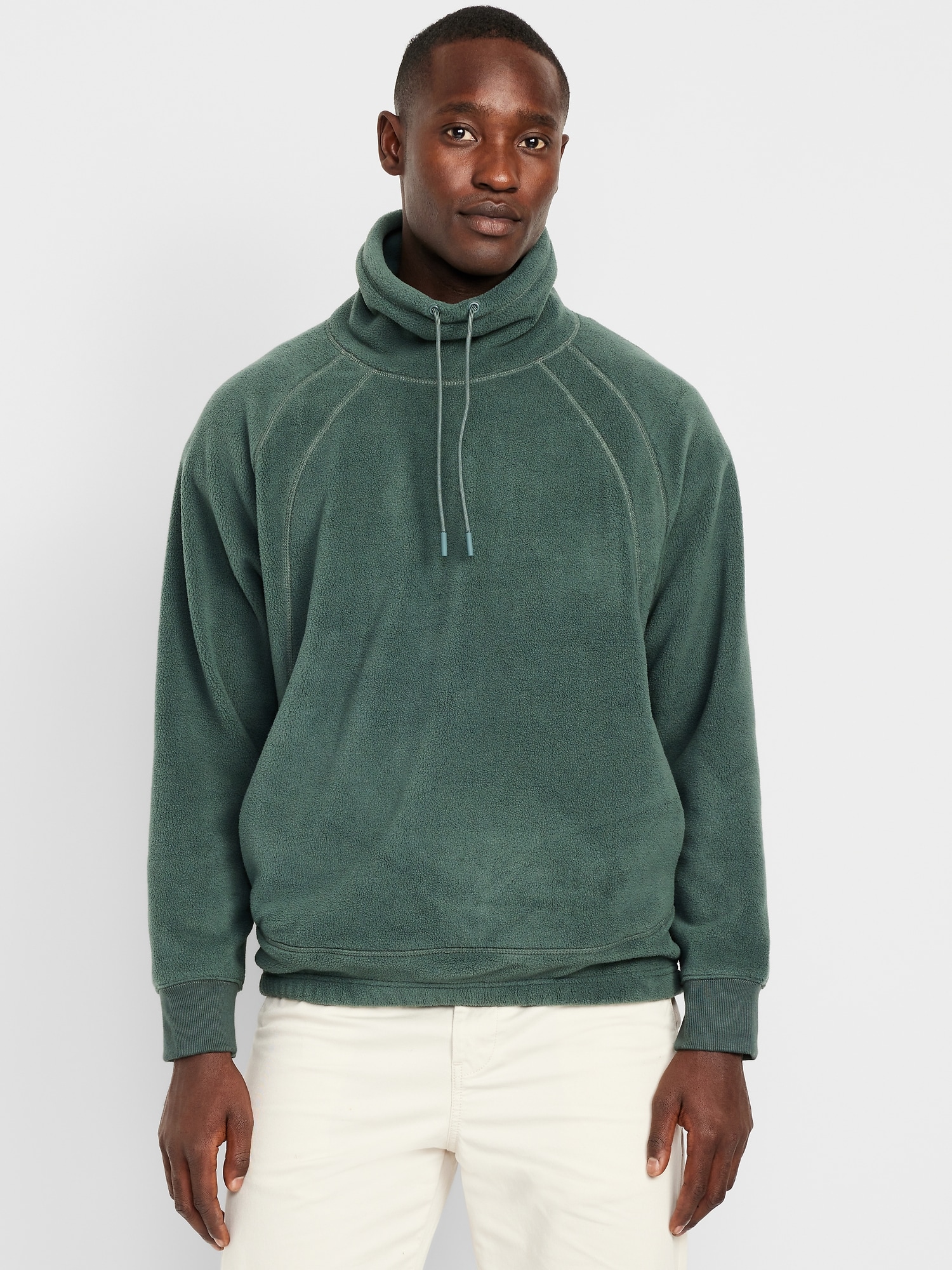 Funnel Neck Microfleece Pullover