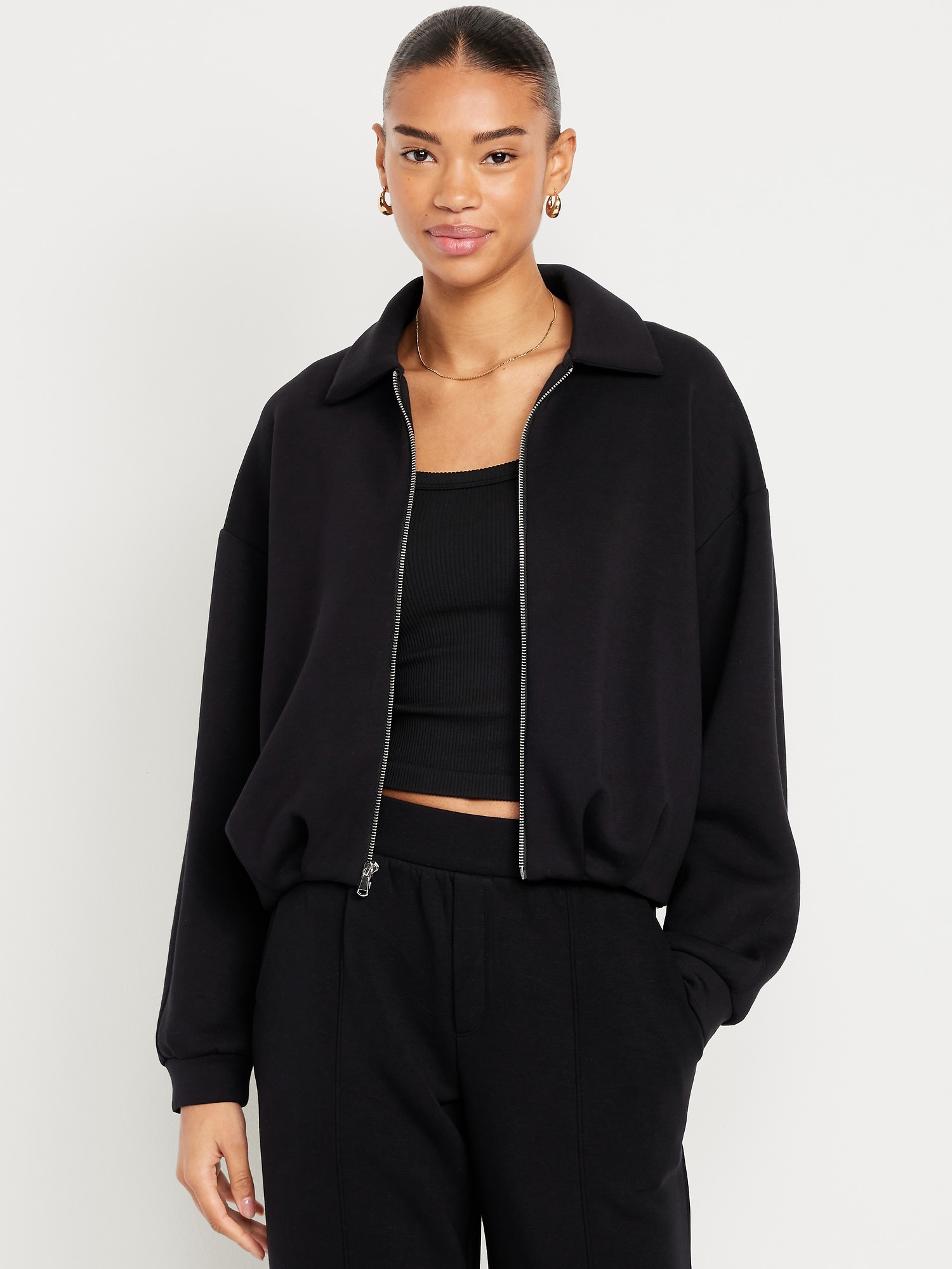 Bounce Fleece Bomber Jacket | Old Navy