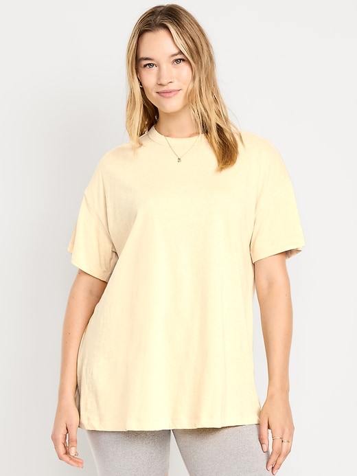 Image number 1 showing, Oversized EveryWear Tunic T-Shirt