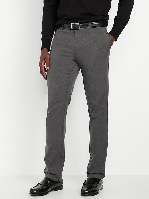Image number 1 showing, Slim-Fit Twill Dress Pants