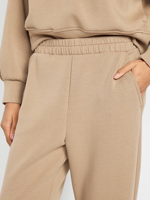 Image number 3 showing, High-Waisted Bounce Fleece Jogger Sweatpants
