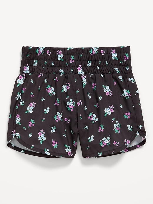 Image number 1 showing, High-Waisted Dolphin-Hem Run Shorts for Girls