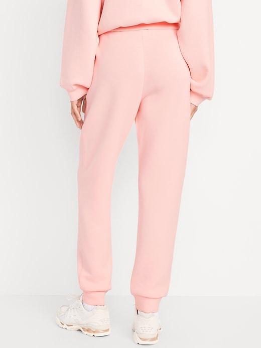 Image number 2 showing, High-Waisted Bounce Fleece Jogger Sweatpants