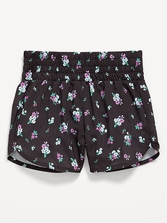 High-Waisted Dolphin-Hem Run Shorts for Girls