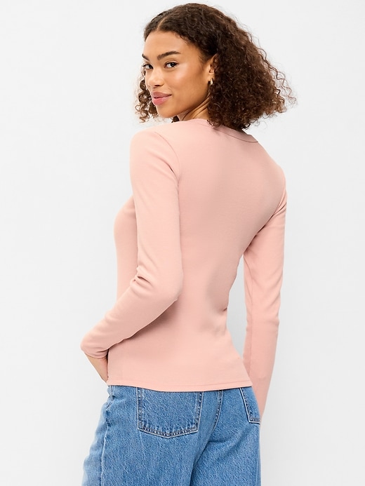 Image number 2 showing, Snug Long-Sleeve Crew-Neck T-Shirt