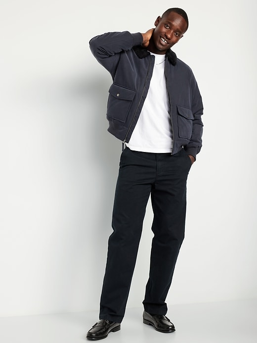 Water-Resistant Aviator Bomber Jacket