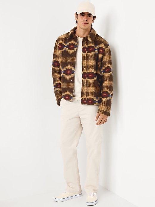 Image number 3 showing, Sherpa-Lined Snap-Button Jacket