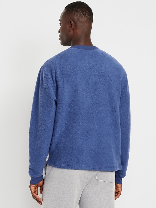 Image number 2 showing, Loose Pocket Crew-Neck Sweatshirt