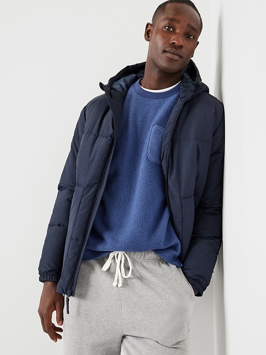 Image number 3 showing, Loose Pocket Crew-Neck Sweatshirt
