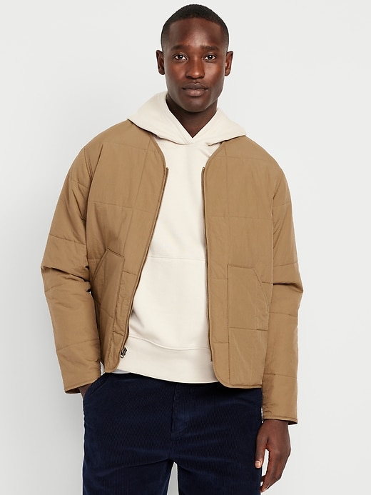 Image number 1 showing, Water-Resistant Quilted Liner Jacket