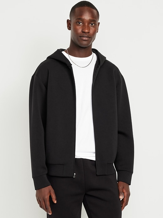 Image number 1 showing, Bounce Fleece Oversized Full-Zip Hoodie