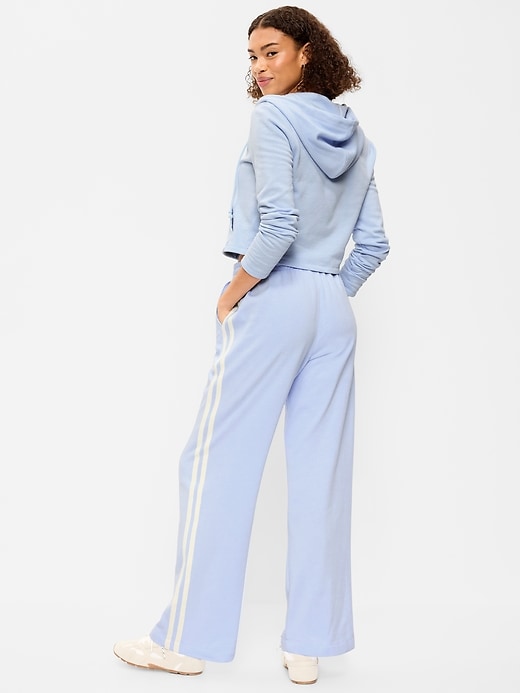 Image number 3 showing, High-Waisted SoComfy Wide-Leg Sweatpants