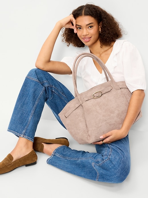 Image number 2 showing, Large Belted Tote Bag