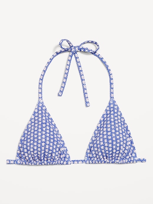 Image number 3 showing, Triangle String Bikini Swim Top