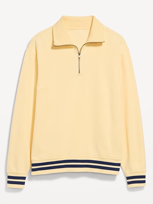Image number 4 showing, Collared Nautical Fleece Pullover