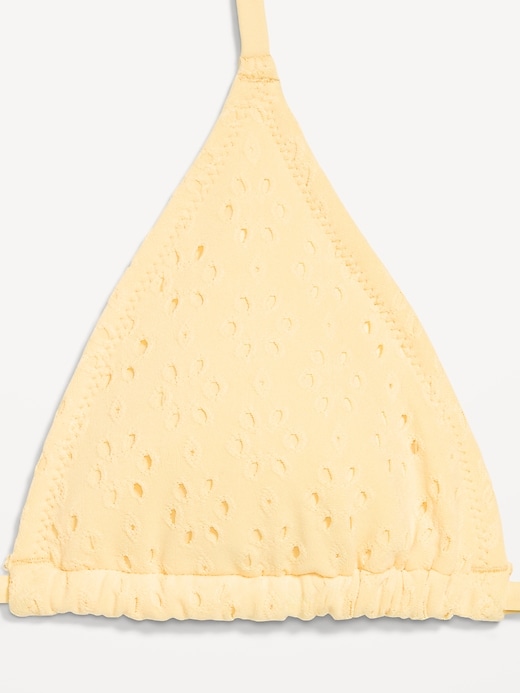 Image number 7 showing, Triangle String Bikini Swim Top