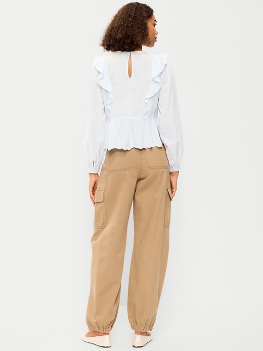 Image number 3 showing, Twill Barrel Cargo Pants