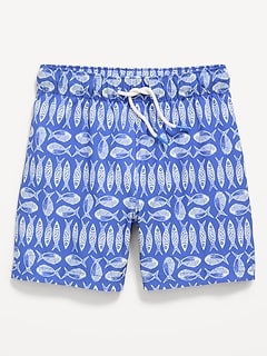Printed Swim Trunks for Toddler Boys