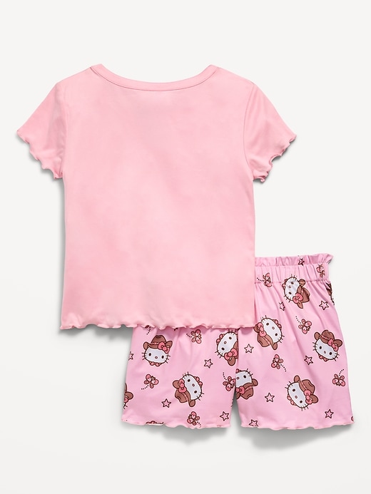 Image number 2 showing, Hello Kitty® Graphic Pajama Set for Girls