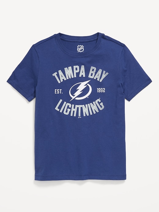 Image number 1 showing, NHL Gender-Neutral Graphic T-Shirt for Kids
