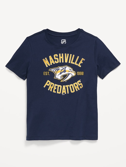 Image number 1 showing, NHL Gender-Neutral Graphic T-Shirt for Kids