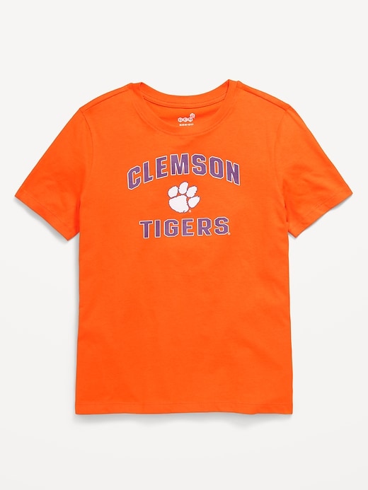 Image number 1 showing, College Graphic Gender-Neutral T-Shirt for Kids