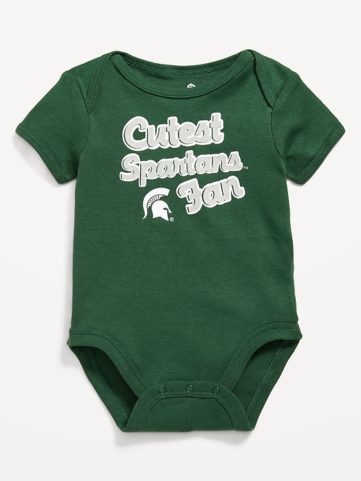 Image number 1 showing, College Graphic Bodysuit for Baby