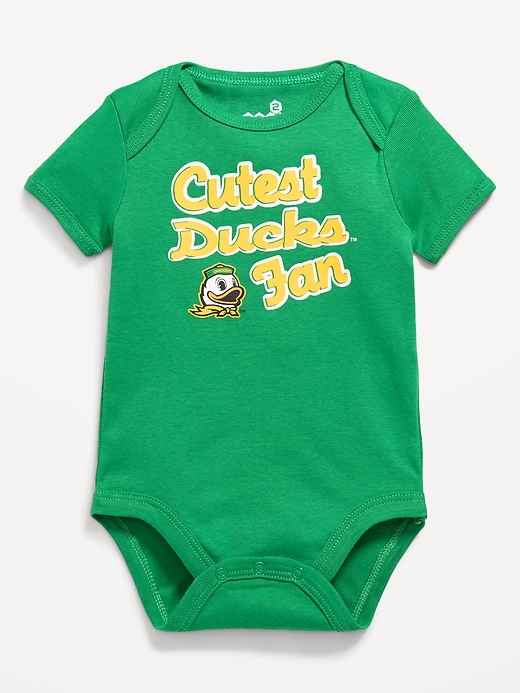 Image number 1 showing, College Graphic Bodysuit for Baby