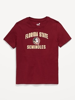 College Graphic Gender-Neutral T-Shirt for Kids