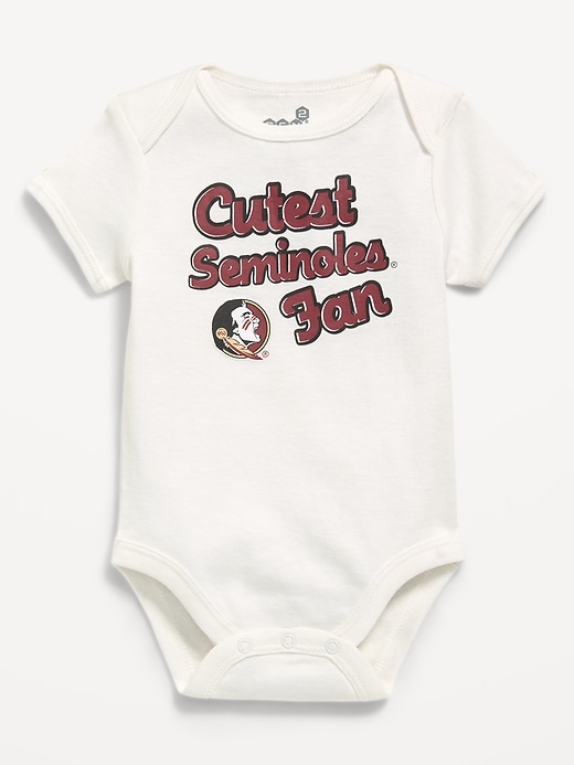 Image number 1 showing, College Graphic Bodysuit for Baby