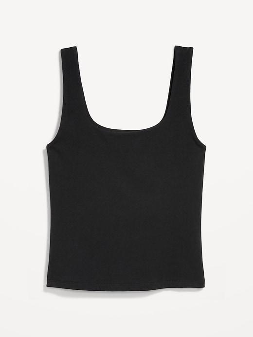 Image number 4 showing, Hug Double-Layer Scoop-Neck Tank Top