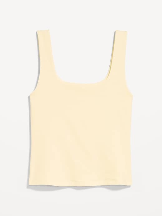 Image number 2 showing, Hug Double-Layer Scoop-Neck Tank Top