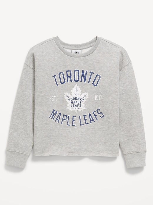 Image number 2 showing, NHL Graphic Sweatshirt for Girls