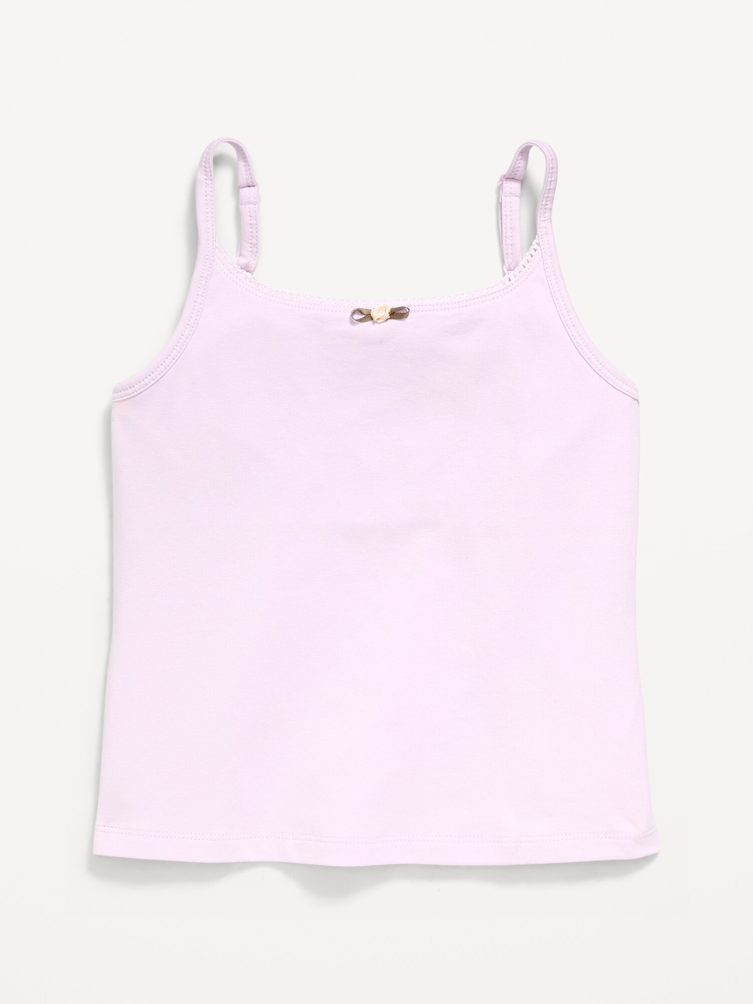 Топ Old Navy Stretch Cami для девочек, цвет: Сиреневый ледяной