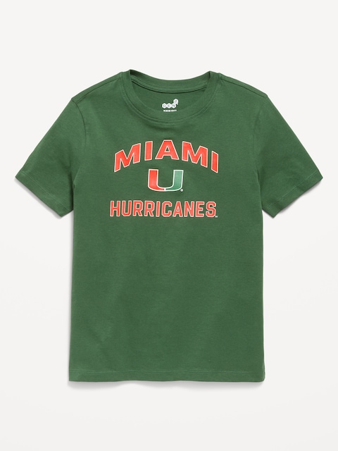 College Graphic Gender-Neutral T-Shirt for Kids