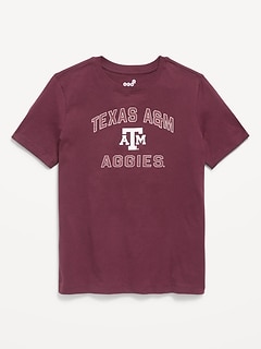 College Graphic Gender-Neutral T-Shirt for Kids