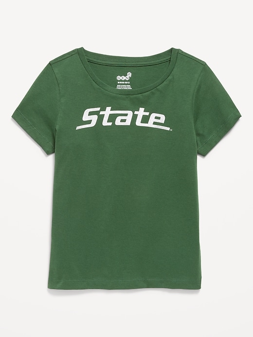 Image number 1 showing, College Graphic T-Shirt for Girls