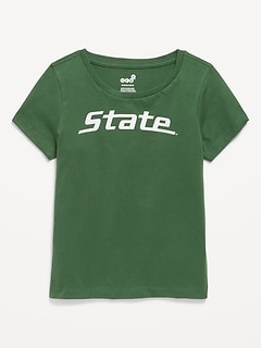 College Graphic T-Shirt for Girls