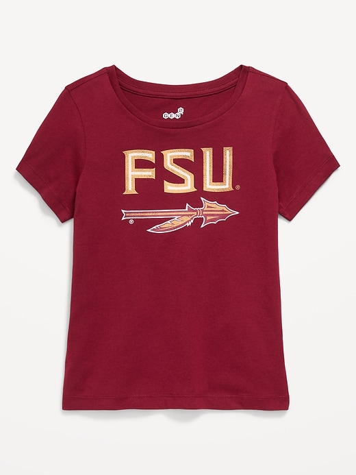 Image number 1 showing, College Graphic T-Shirt for Girls