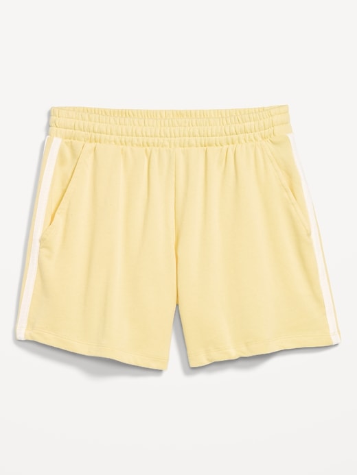 Image number 4 showing, High-Waisted Pull-On Shorts -- 5-inch inseam
