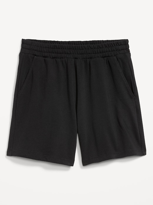 Image number 5 showing, High-Waisted Relaxed Shorts -- 5-inch inseam