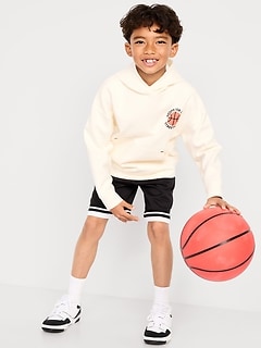 Knee Length Mesh Basketball Shorts for Boys