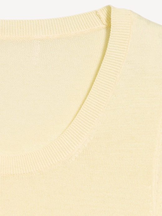 Image number 5 showing, Fitted Scoop-Neck Jersey Sweater